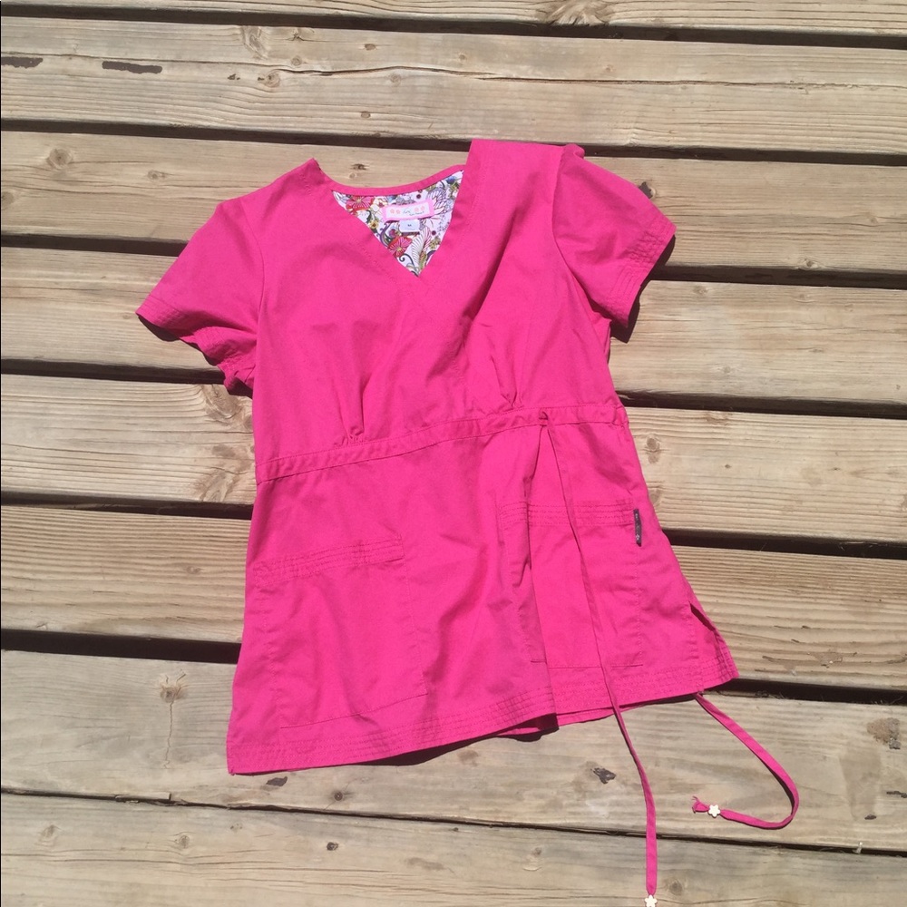 Koi Scrub Top